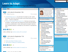 Tablet Screenshot of learn2adapt.com